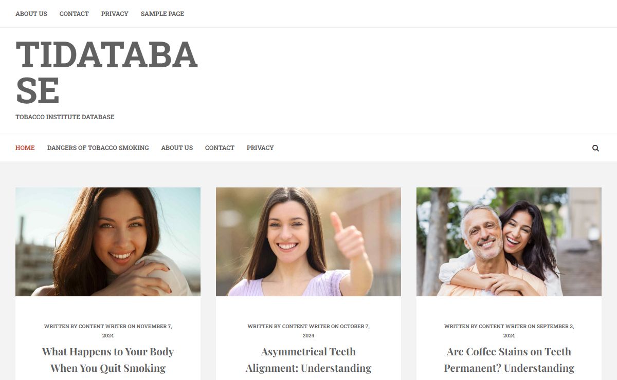 Tidatabase – Tobacco Institute Database