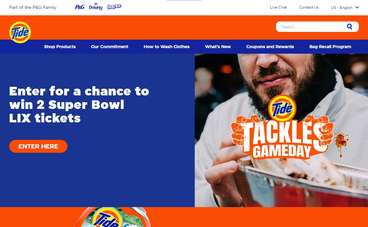 Laundry Detergent and Fabric Care Products - Tide