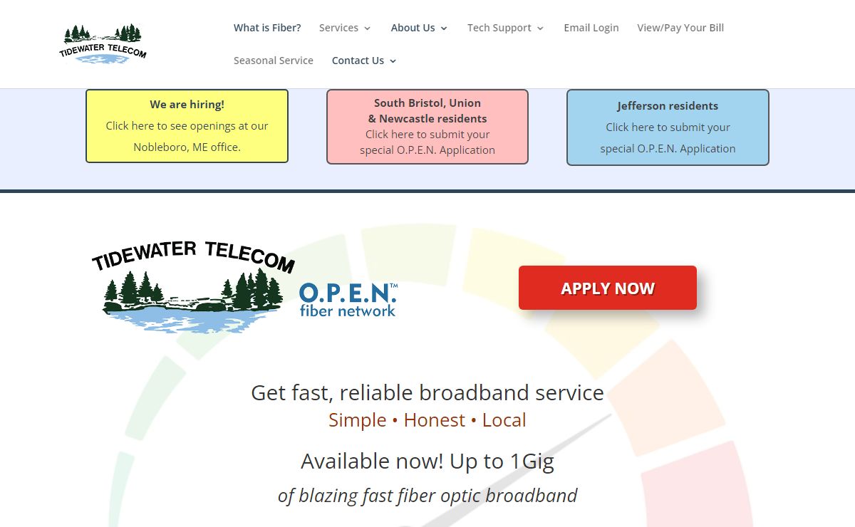 Tidewater.net - Fast Internet in Midcoast Maine!!! - Tidewater.net - Connecting Maine to the future!