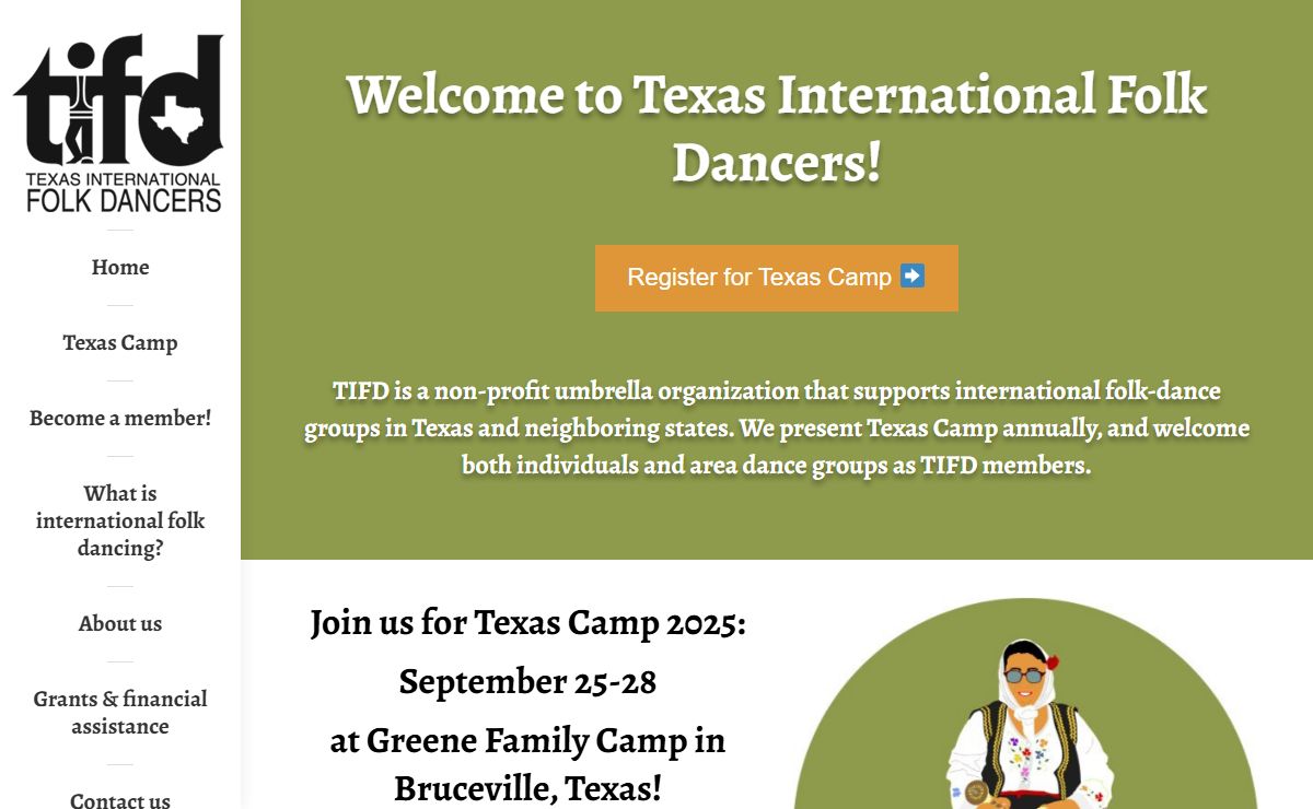 Texas International Folk Dancers – Sharing the joy and knowledge of international folk dancing with Texas and surrounding areas