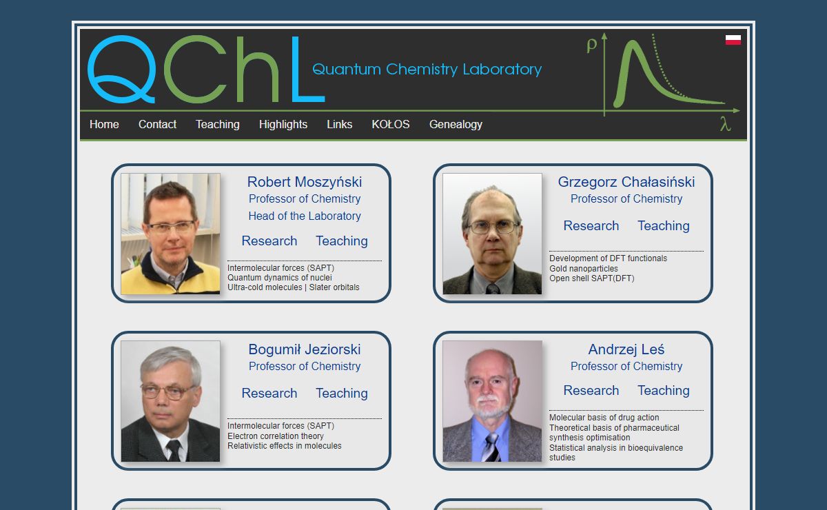 Quantum Chemistry Laboratory