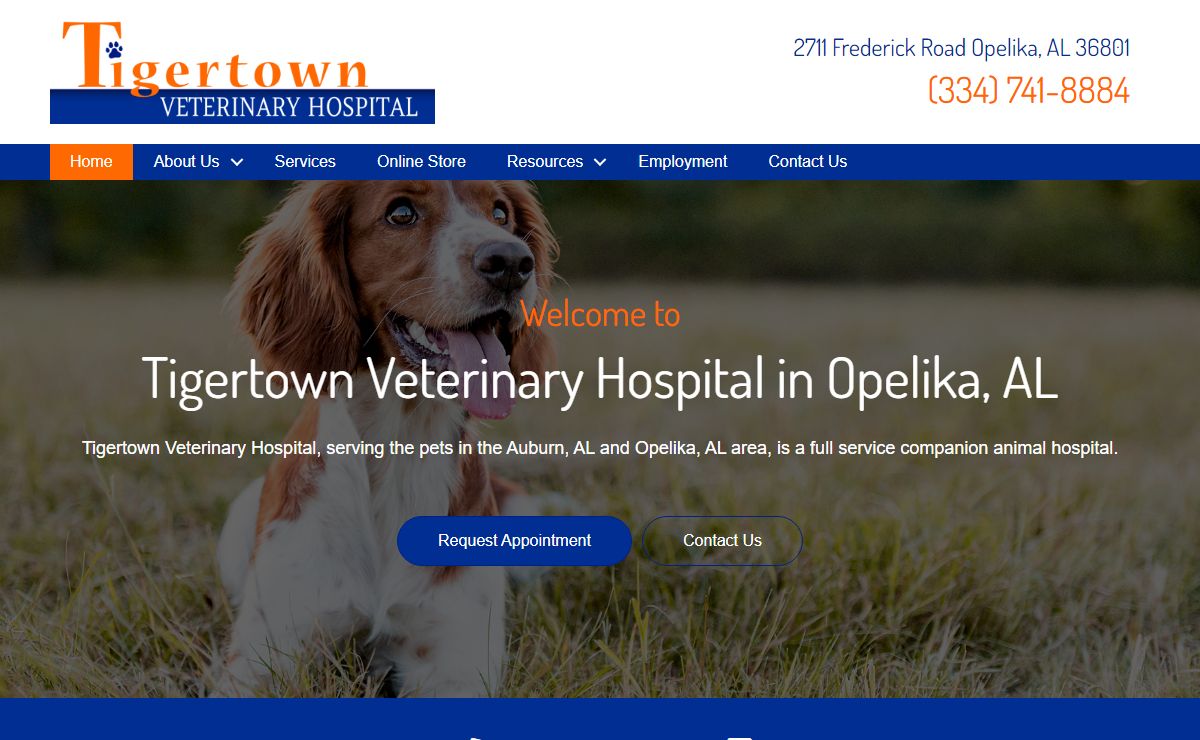 Tigertown Veterinary Hospital in Opelika, AL