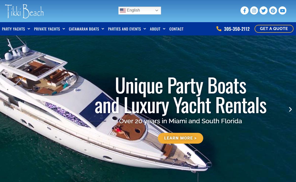 Tikki Beach - Unique Party Boats and Yacht Rentals in Miami and South Florida