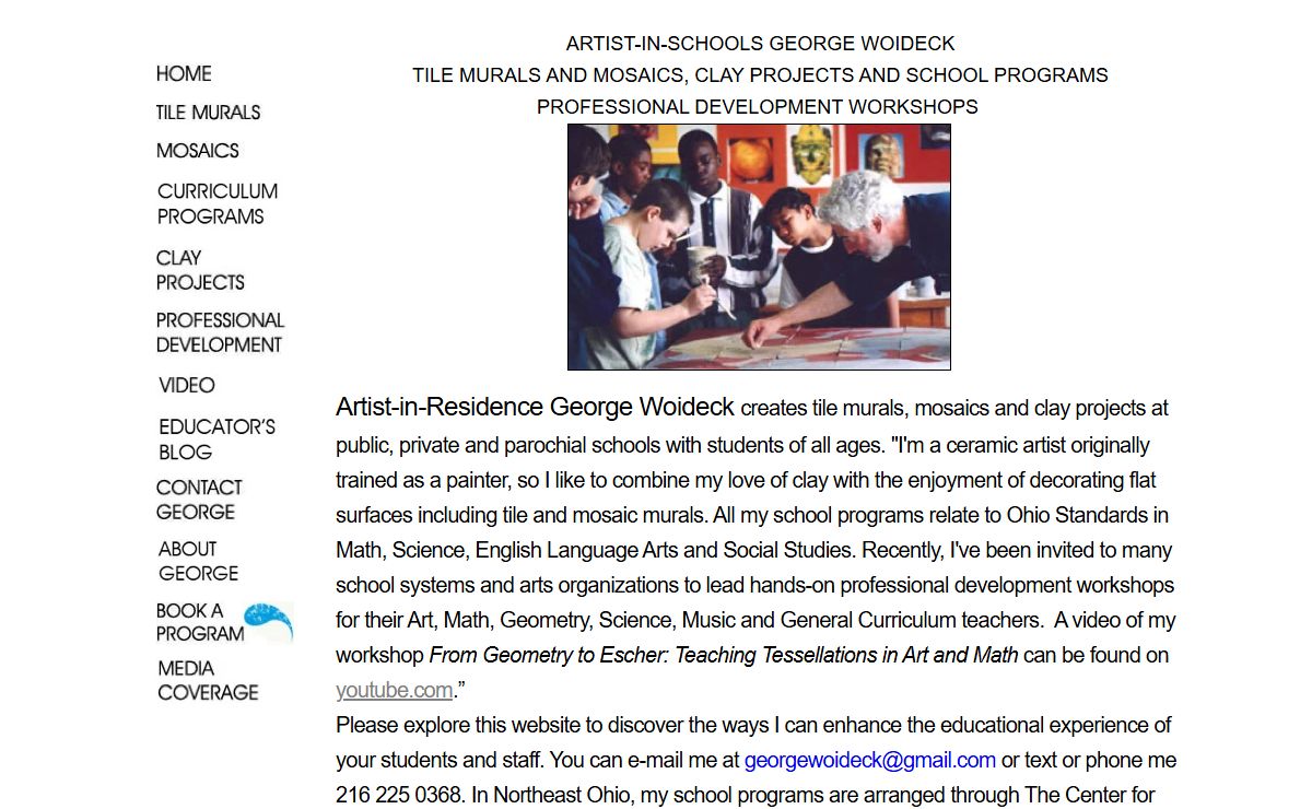 Artist in the Schools George Woideck