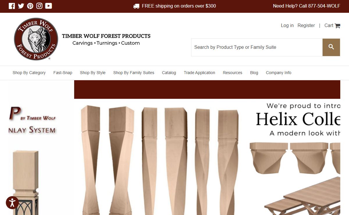 Timber Wolf Forest | Table Legs, Corbels & Shelves – Timber Wolf Forest Products