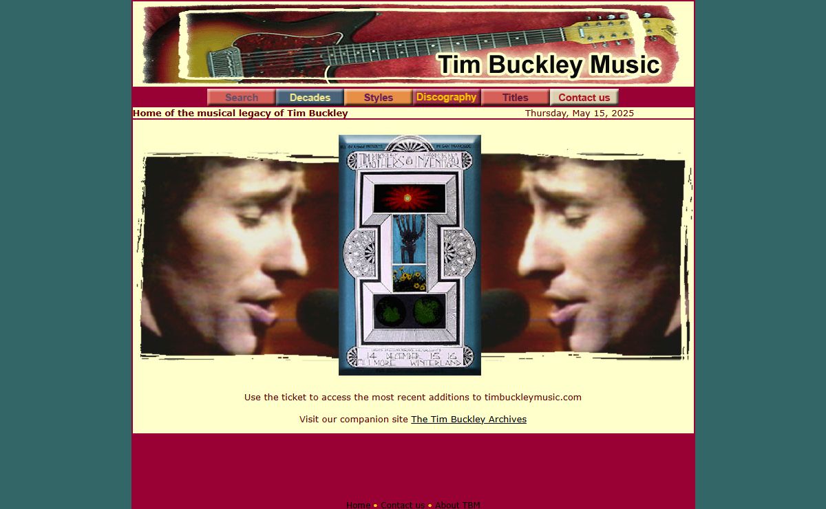 Tim Buckley Music