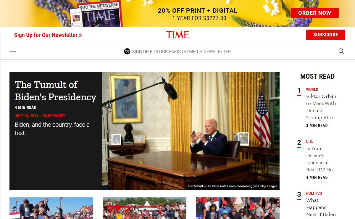 TIME | Current & Breaking News | National & World Updates