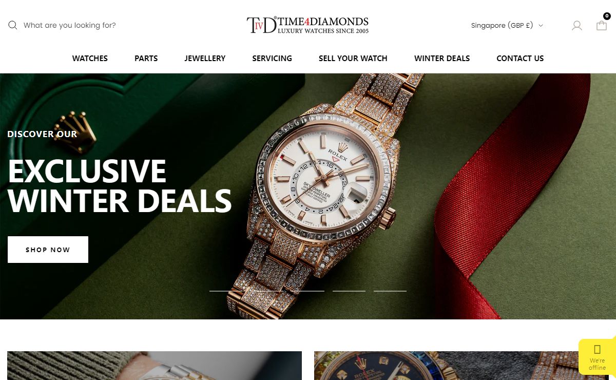 The Pre-Owned Luxury Watch Specialist for Men & Women | Time4Diamonds