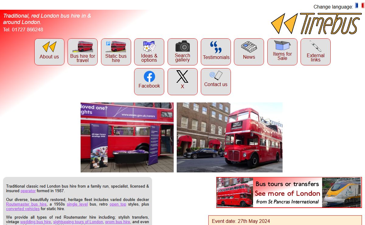 Red London Bus Hire | Private Double Decker Bus Hire