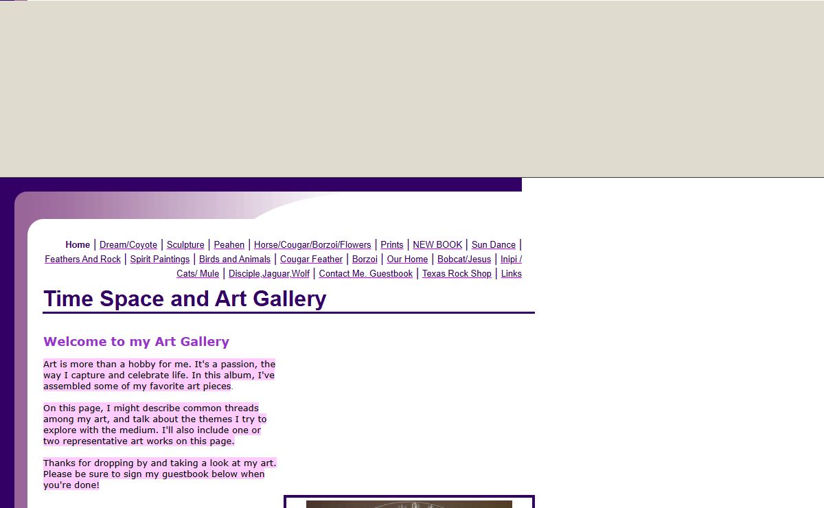 Time Space and Art Gallery