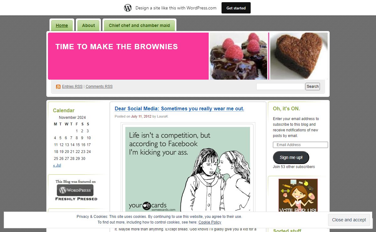 Time to Make The Brownies | Adventures in motherhood, childhood and the serious business of growing up..