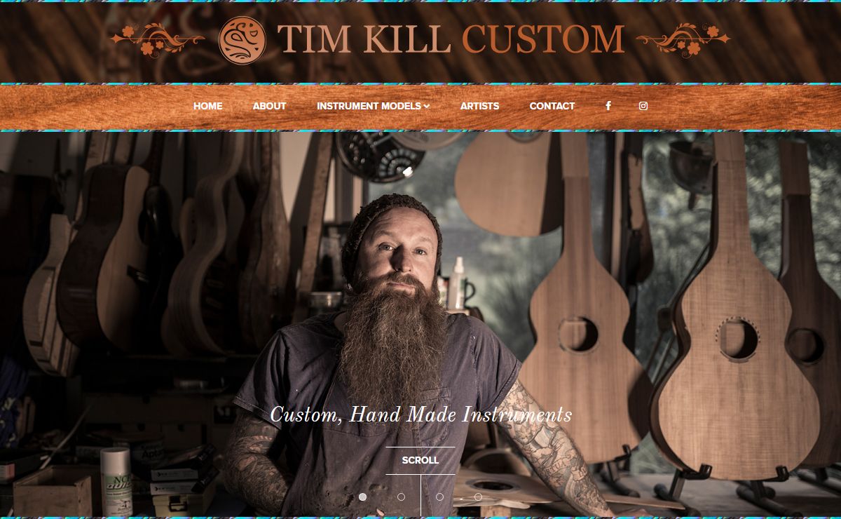 Tim Kill Custom, Hand Made Instruments