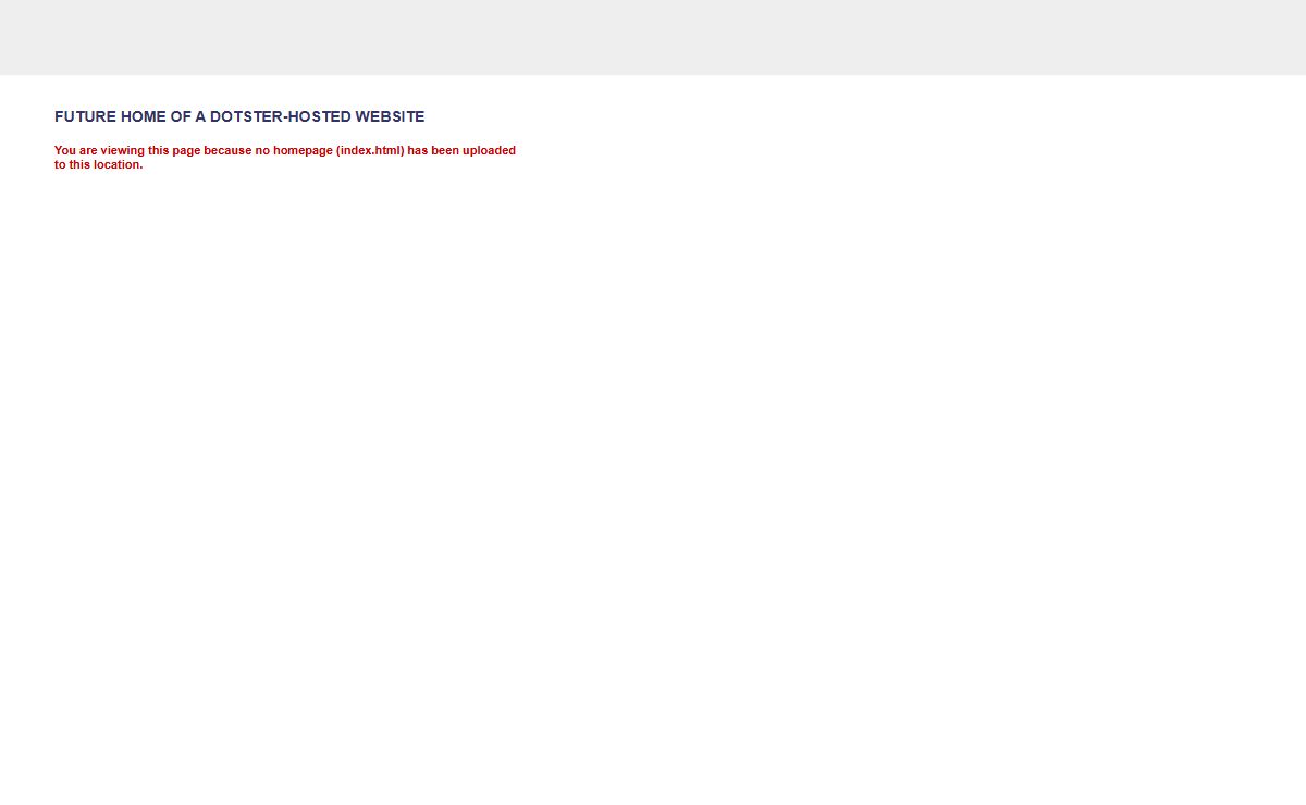 Dotster - FUTURE HOME OF A DOTSTER-HOSTED WEBSITE
