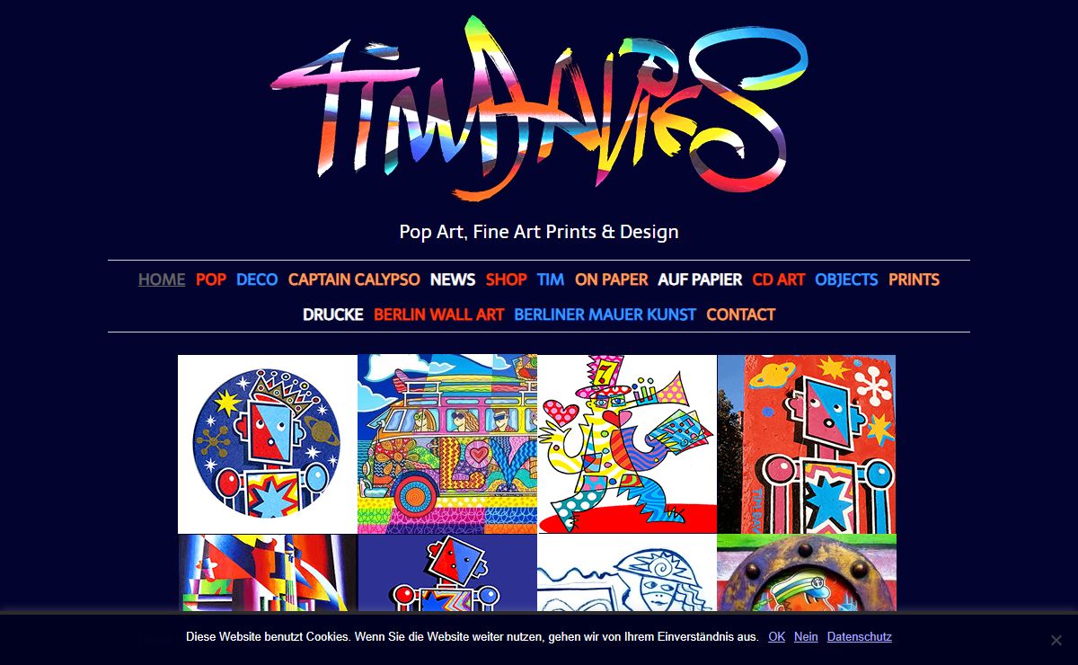 Tim Davies - Pop Art, Fine Art Prints & Design - Home