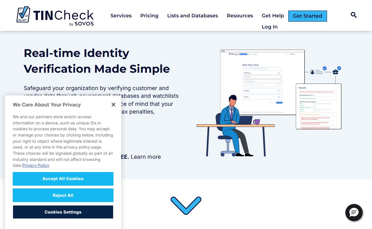 TINCheck | Tax Identity Verification Service