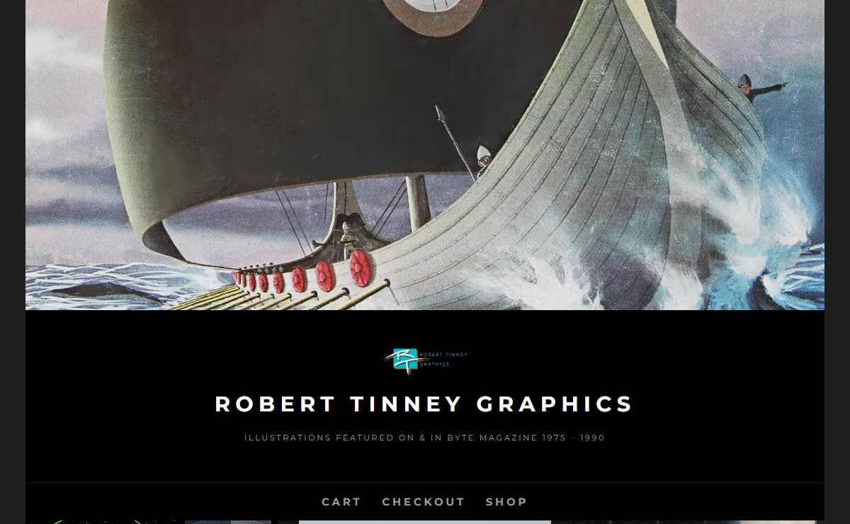 Robert Tinney Graphics – Illustrations featured on & in BYTE Magazine 1975 – 1990