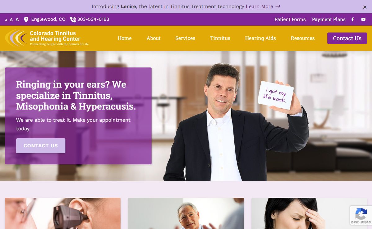 Hearing Aids - Tinnitus Treatment - Englewood, CO
