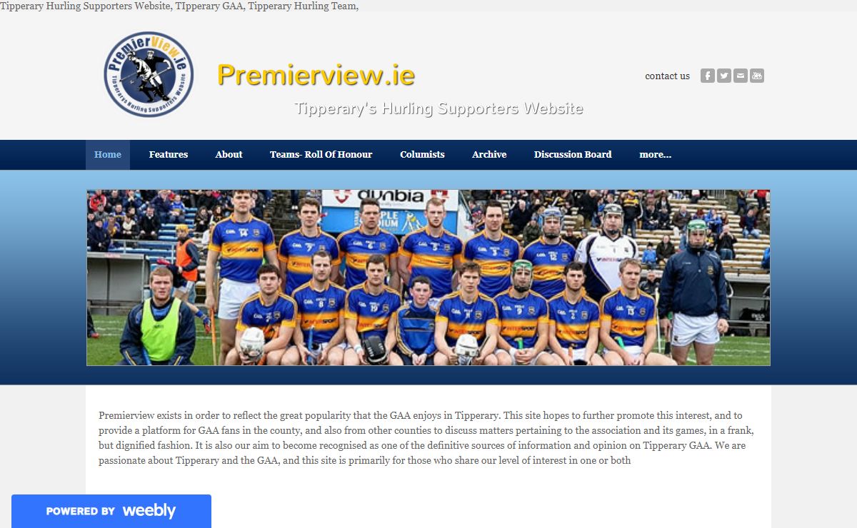 Premierview.ie - Tipperary Hurling Supporters Website - Premierview Store