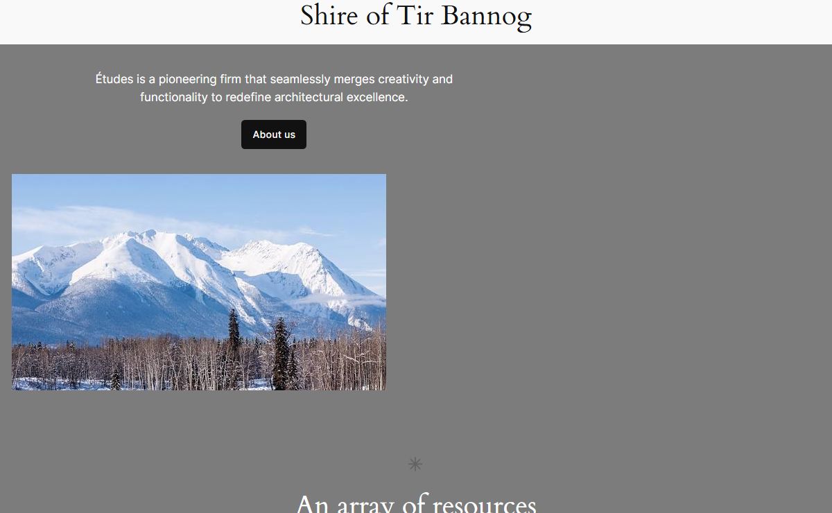 Shire of Tir Bannog