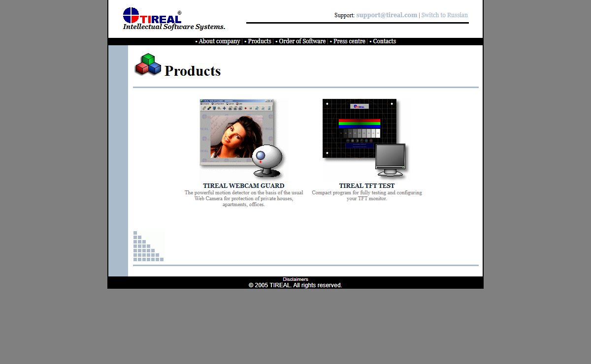 TIREAL.COM - Products.