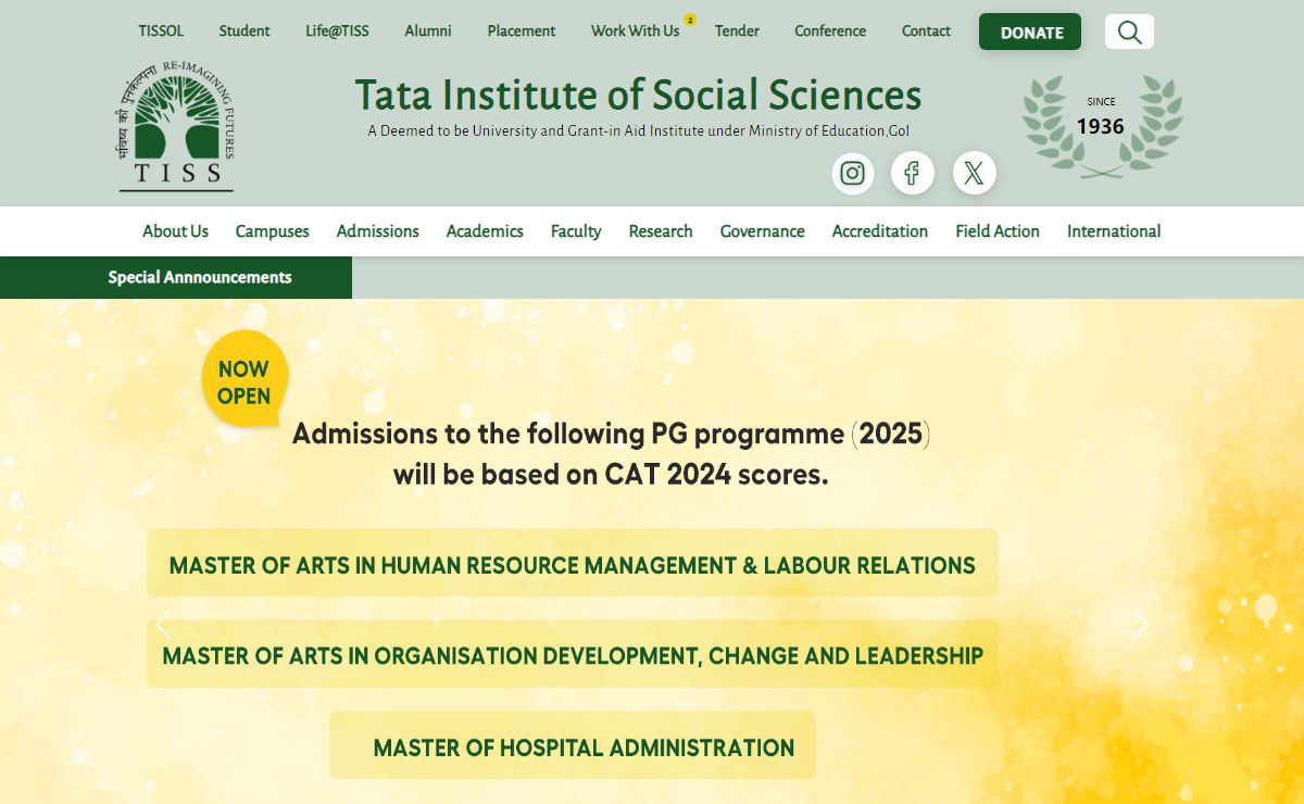 Welcome to TISS