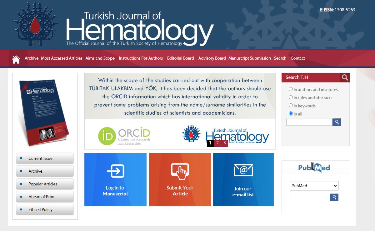 Turk J Hematol: 41 (3)