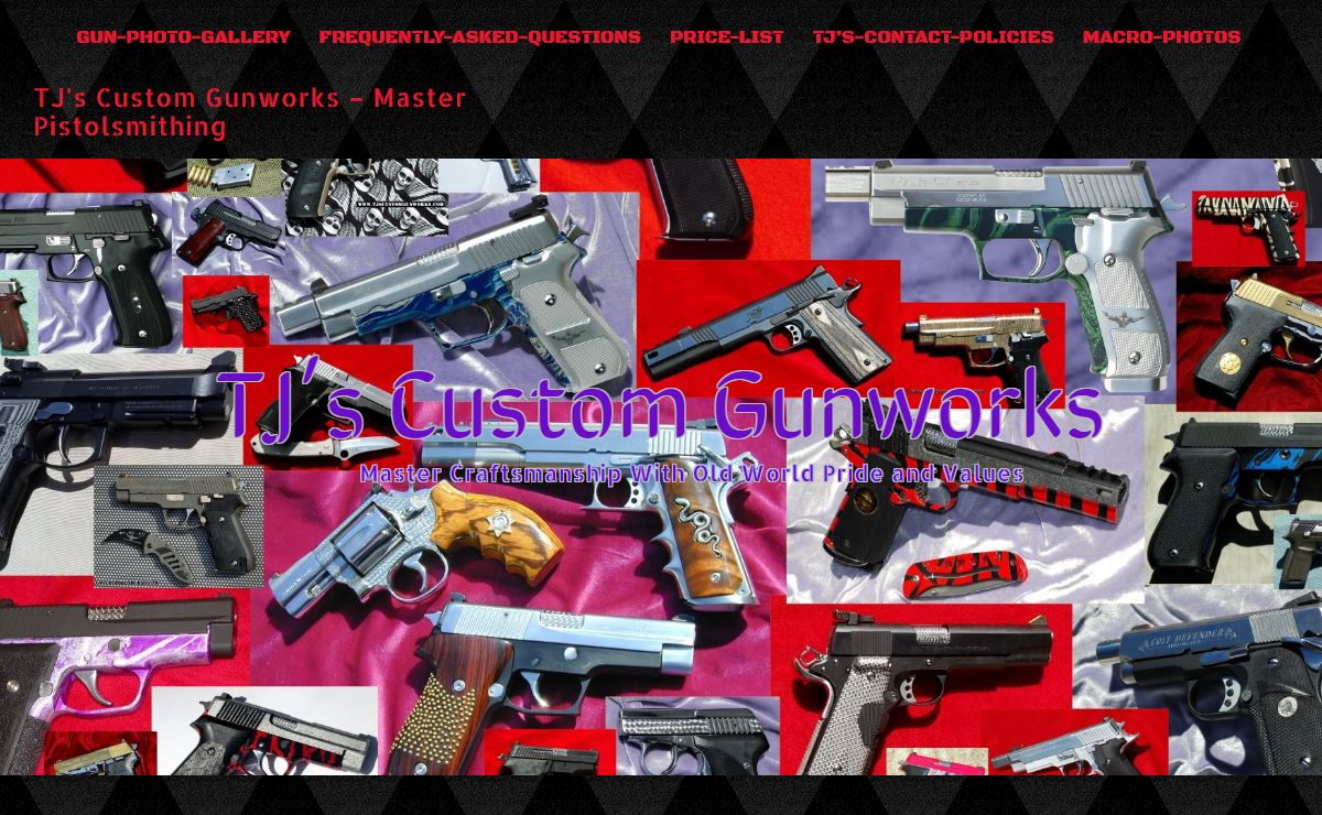 Home | TJ's Custom Gunworks - Master Pistolsmithing