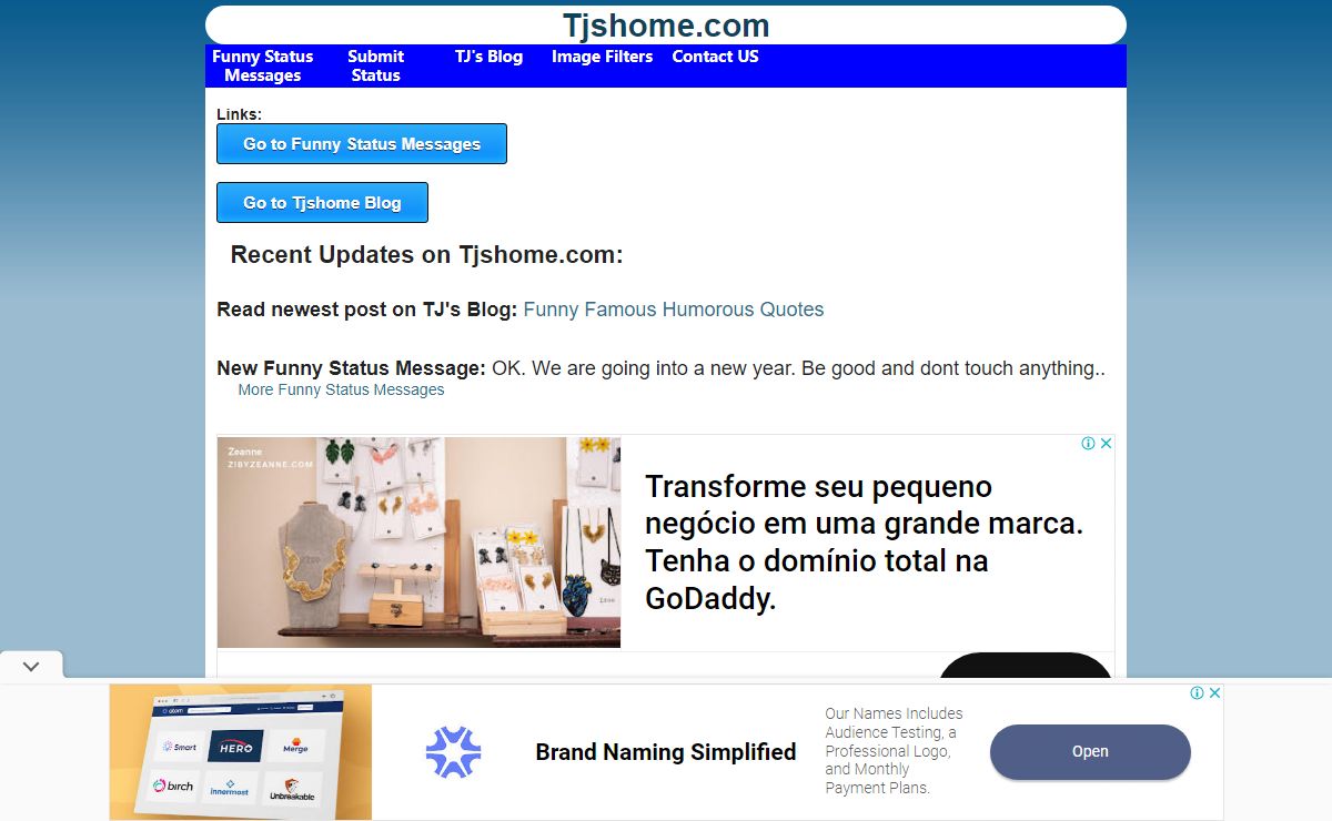 Tjshome.com - Funny status messages and more