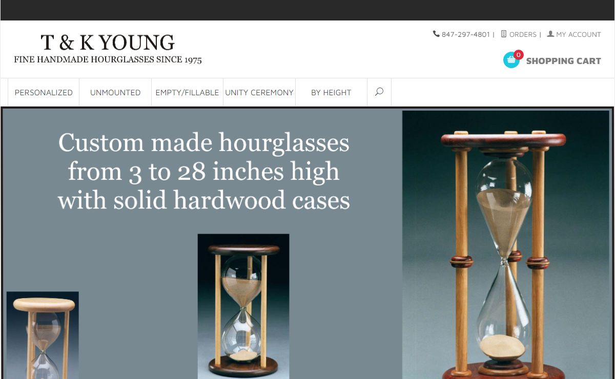 T & K Young Hourglasses Online