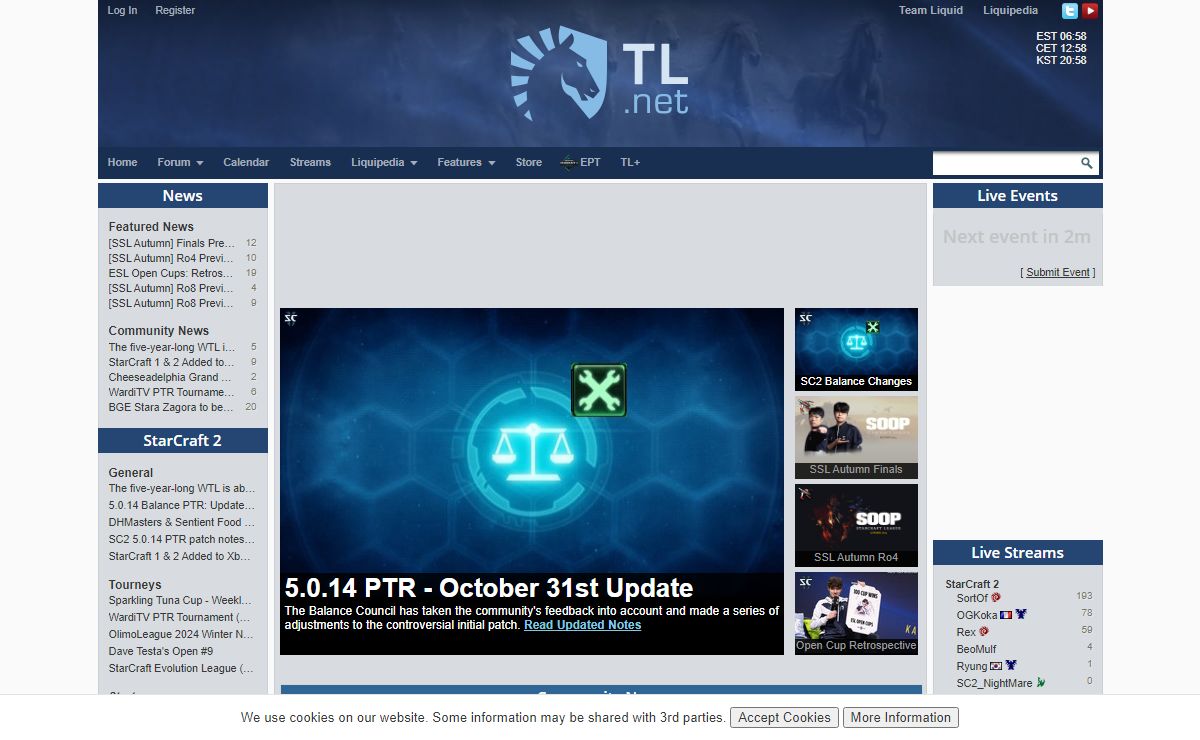 TLnet - StarCraft Esports News and Community