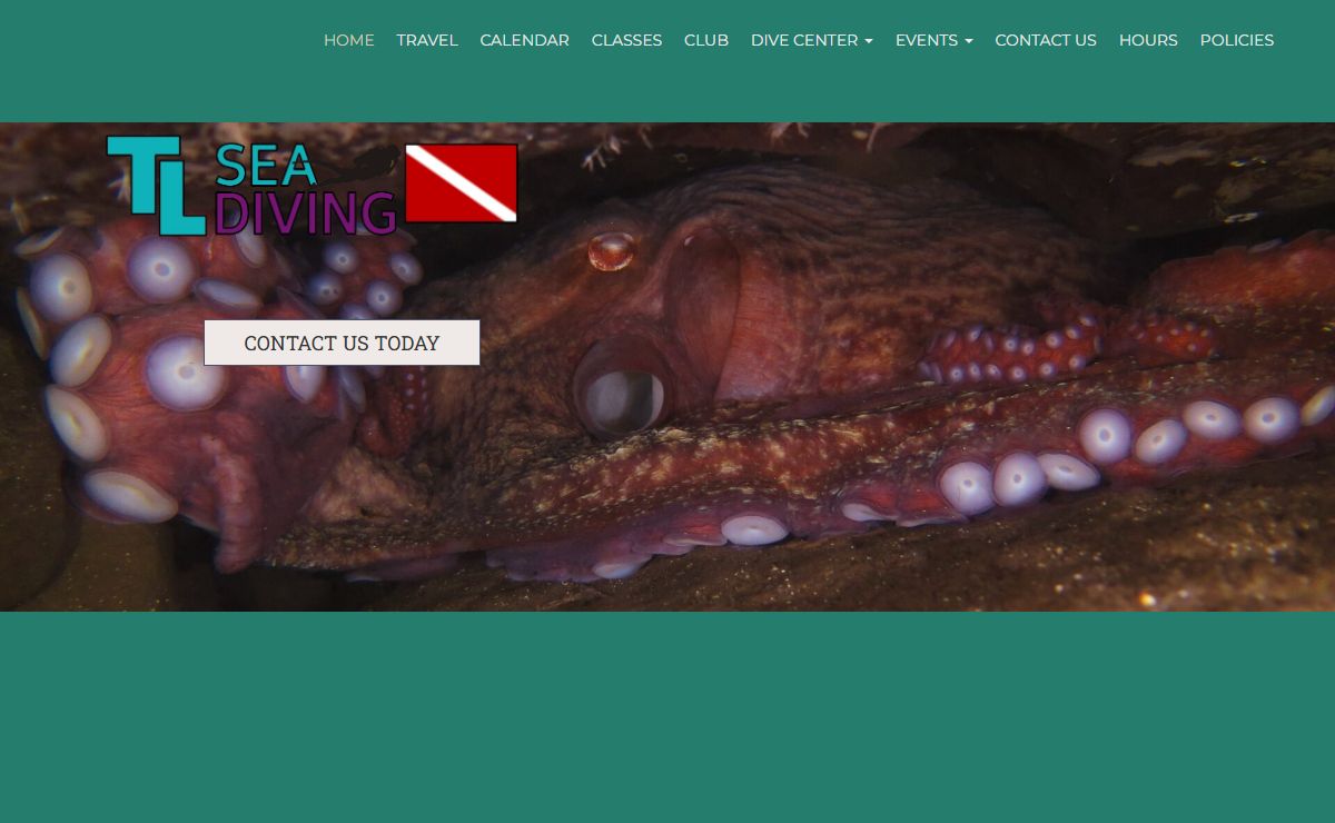 Seattle Washington scuba diving dive shop TL Sea Tacoma