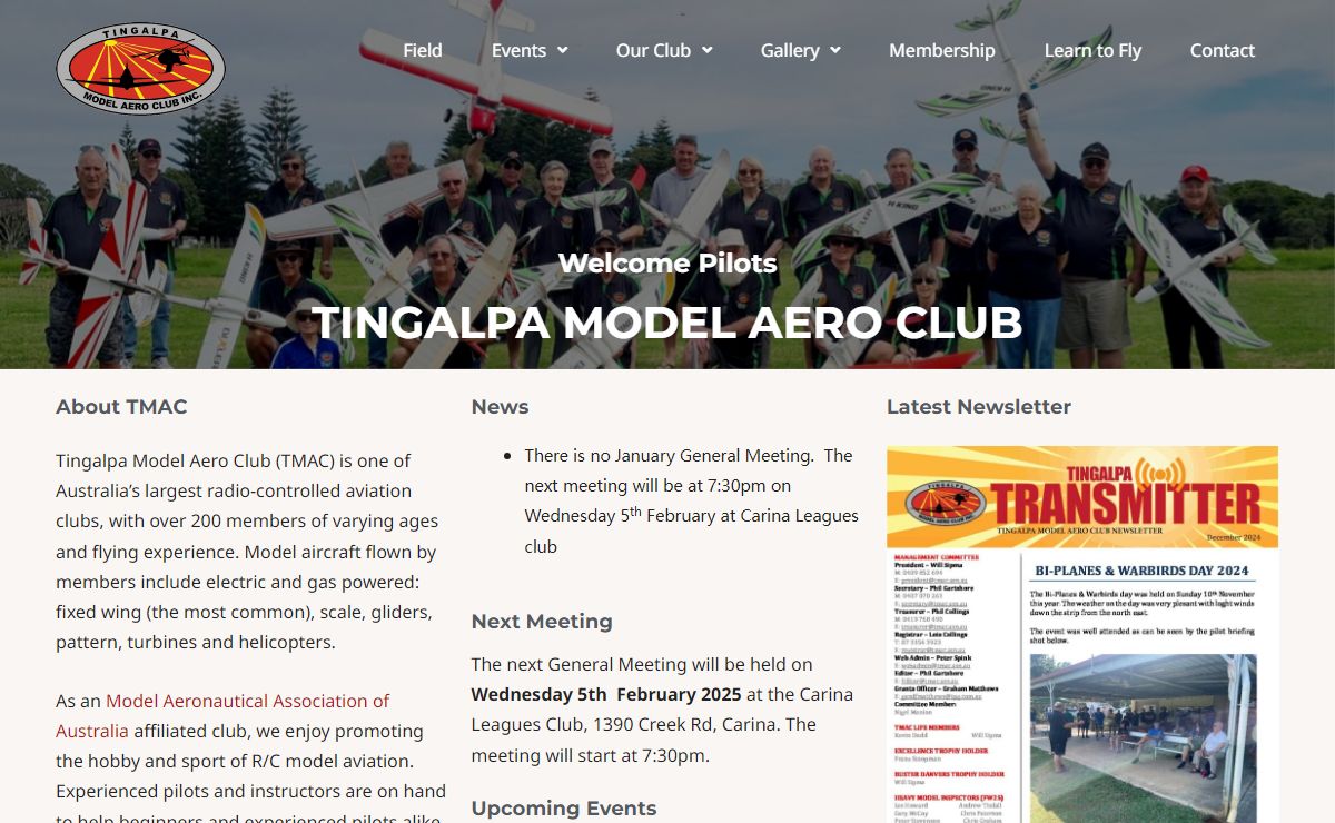 Tingalpa Model Aero Club Inc – Tingalpa Model Aero Club Inc