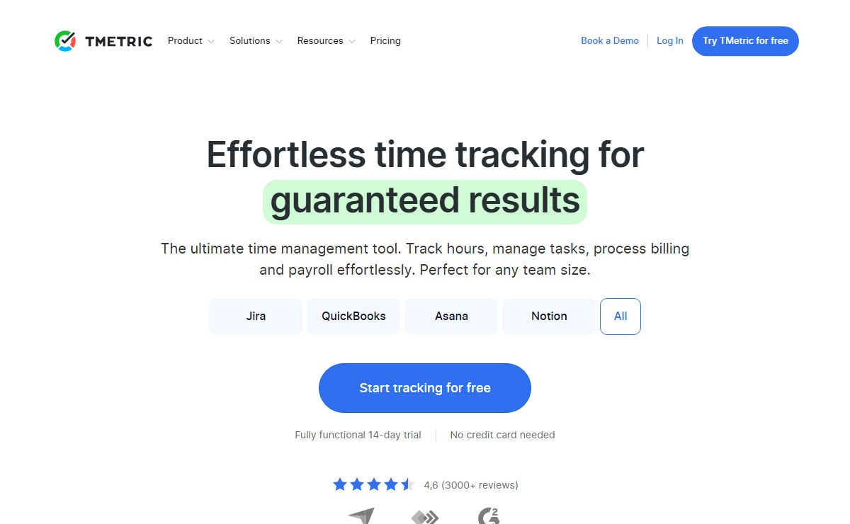 TMetric: Time Tracking Software for High-Performing Teams