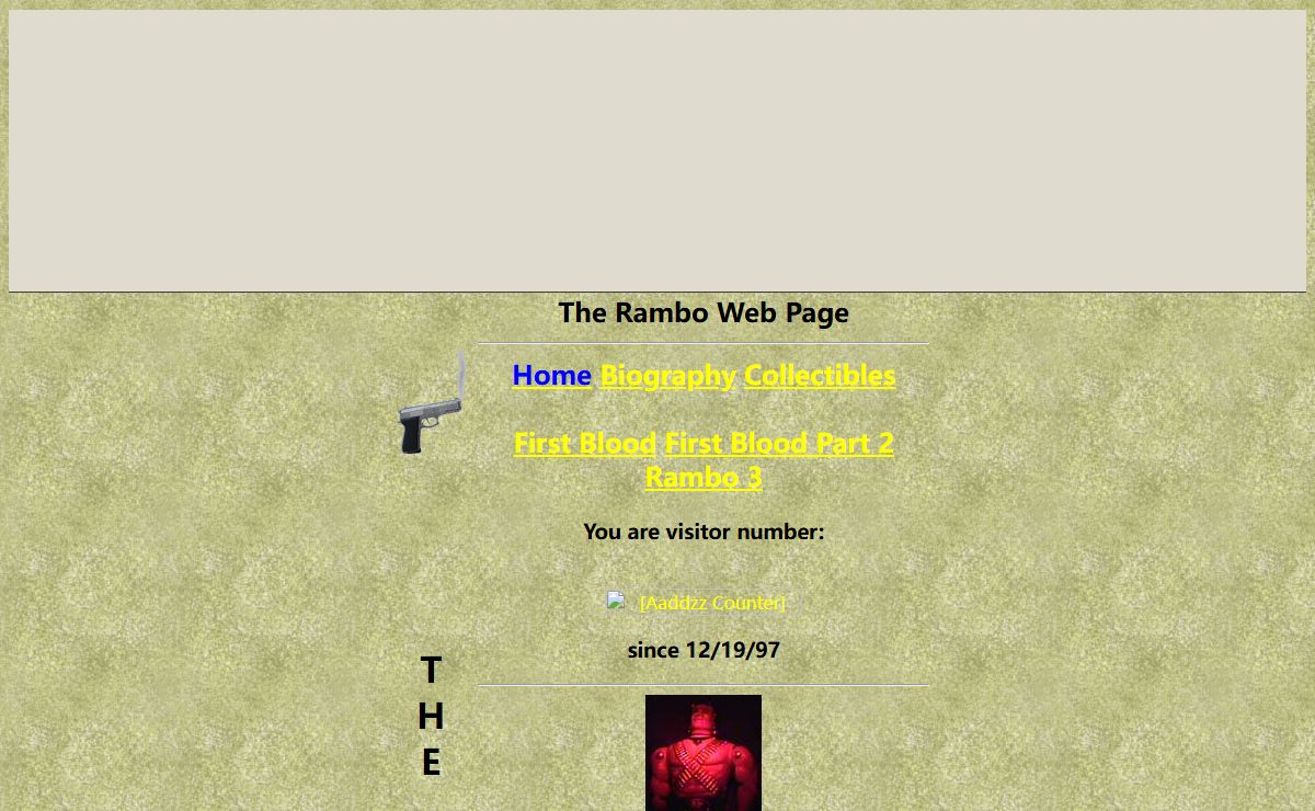 The Rambo Web Page