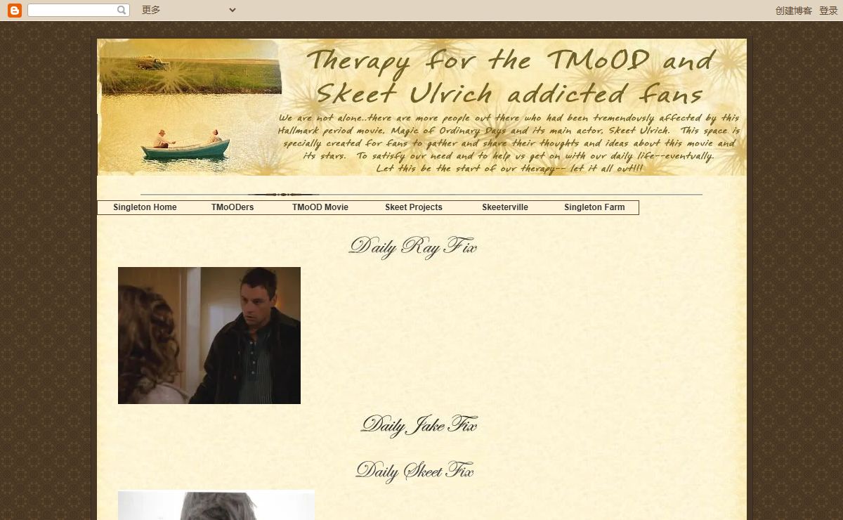 Therapy for the TMoOD and Skeet Ulrich addicted fans