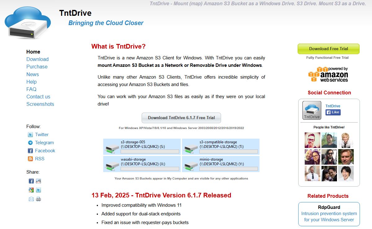 S3 Drive. Mount Amazon S3 Bucket as a Windows Drive. Map Amazon S3 Bucket. Mount S3 Drive. Amazon S3 Disk.