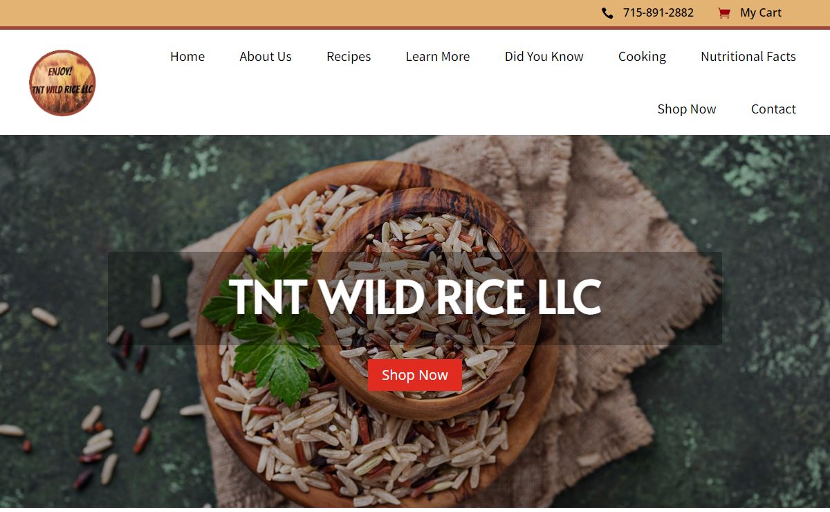 TNT Wild Rice LLC | Brown & Wild Rice | Premium Wild Rice