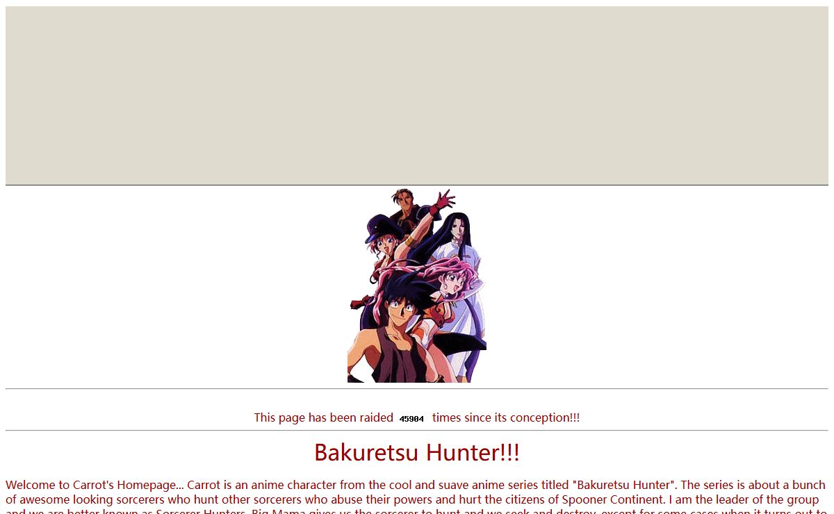 Carrot's HomePage!