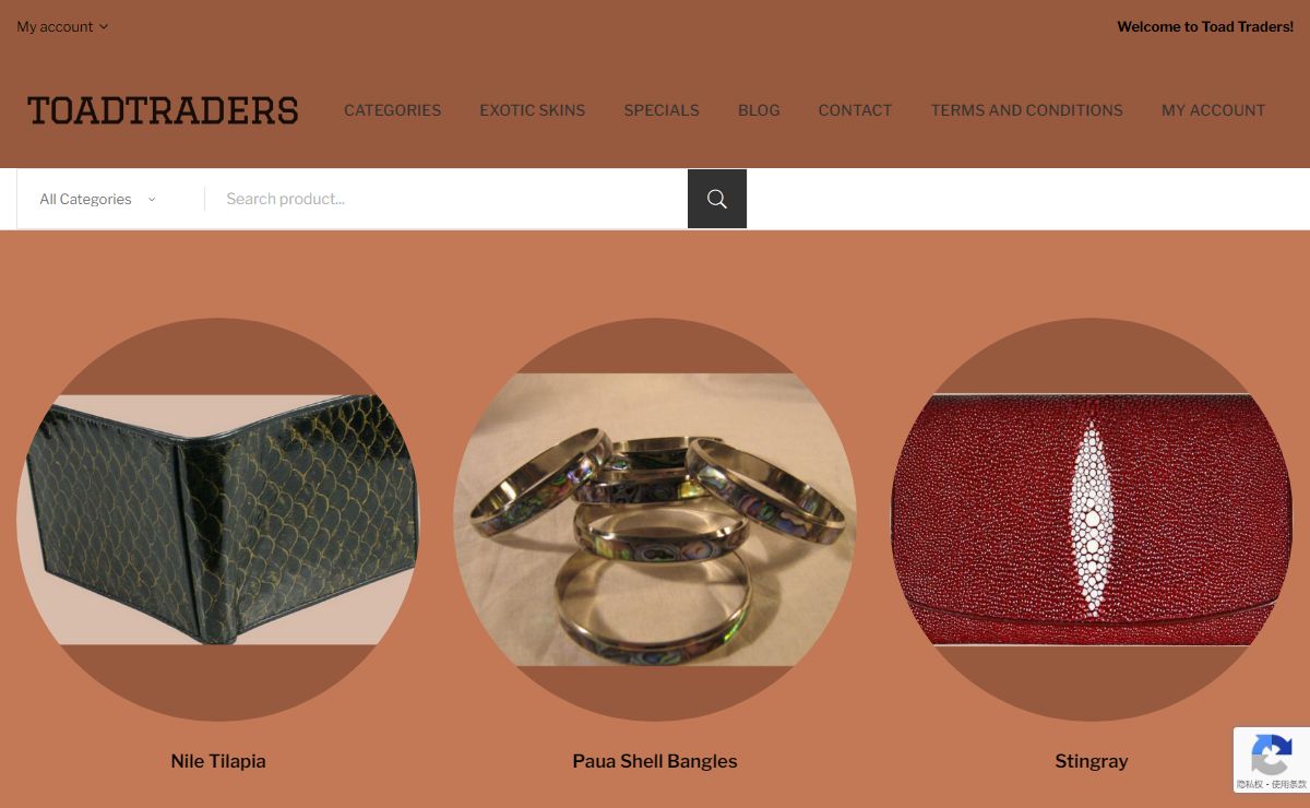 Toad Traders | Exotic Leathers and Skins