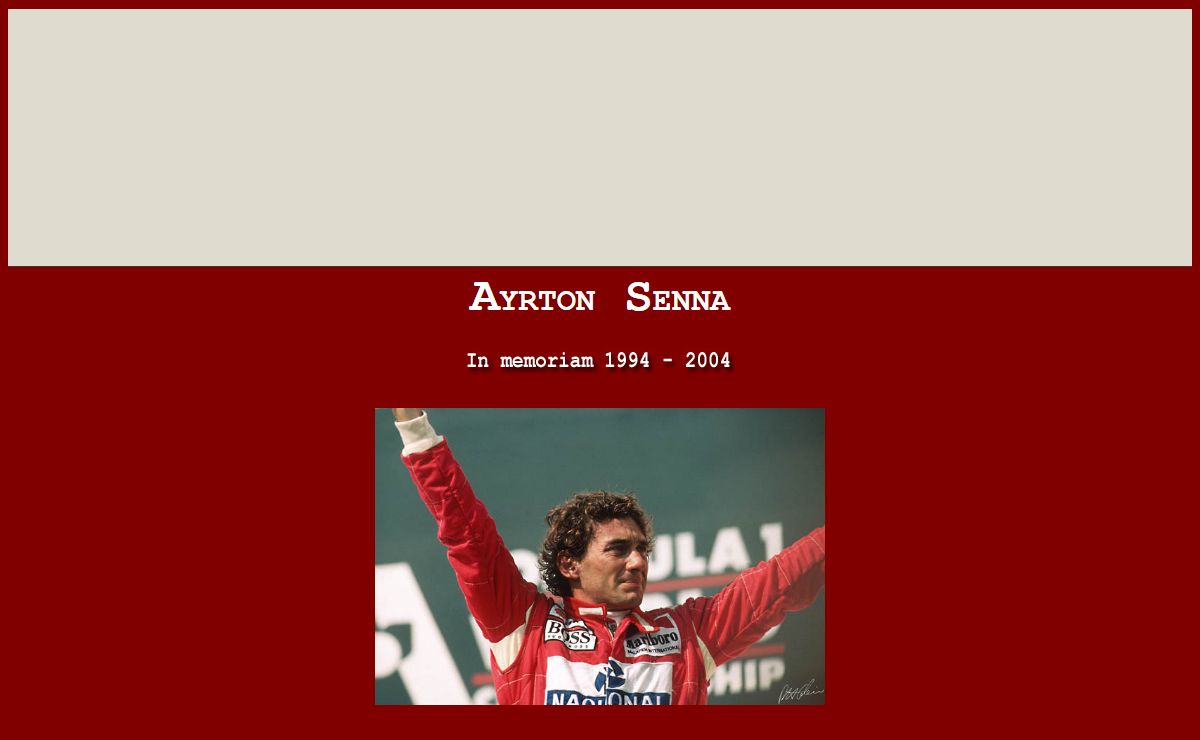 ...Ayrton Senna...