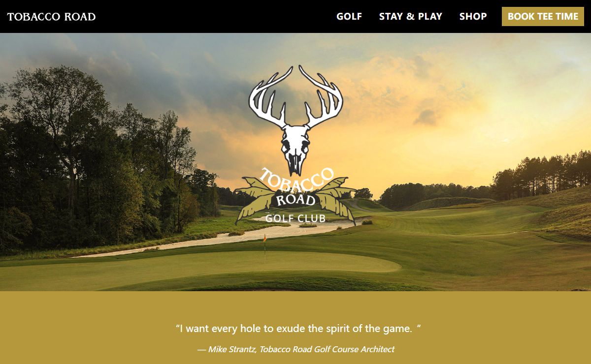 Tobacco Road Golf Club | Sanford, NC