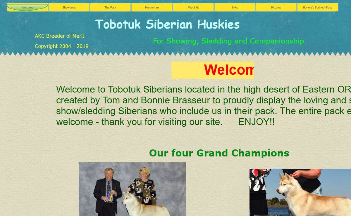Tobotuk Siberian Huskies