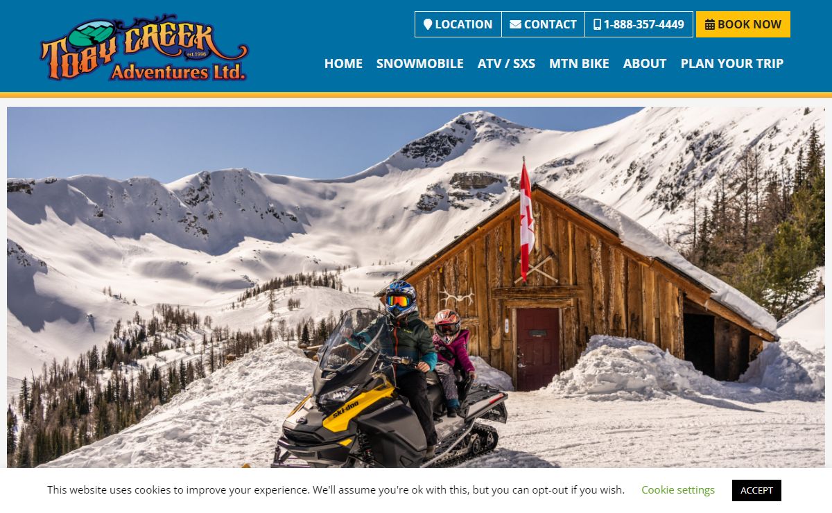 Canadian Rockies Snowmobile Tours | Toby Creek Adventures