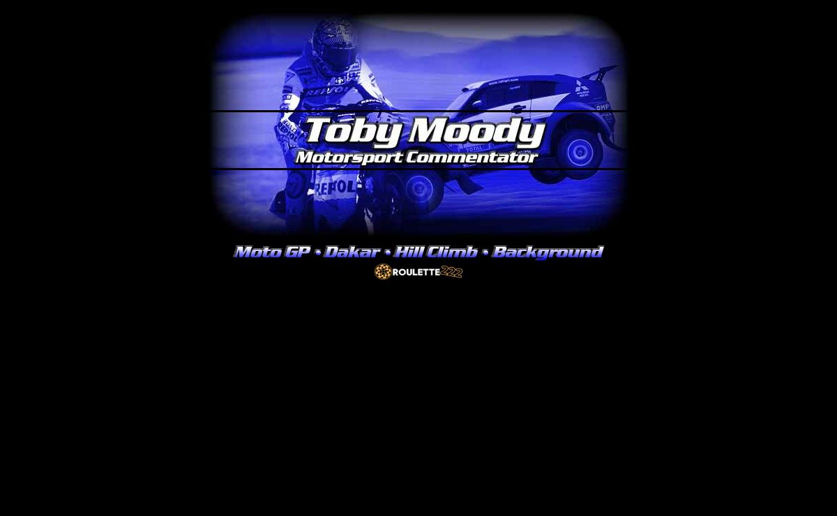Toby Moody - Motorsport Commentator