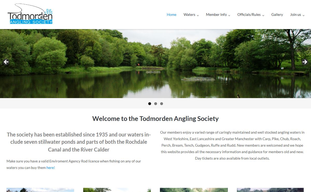Todmorden Angling Society | Excellent Fishing Waters Lancs. & Yorks.