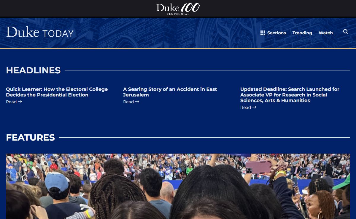 Duke Today | Duke Today