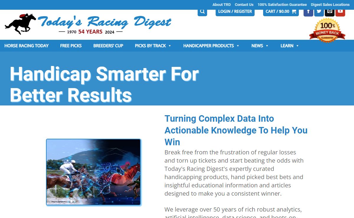 Todays Racing Digest - Horse Racing Expert Picks, Tips & Information