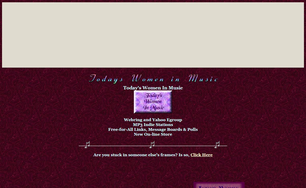Today's Women in Music Webring