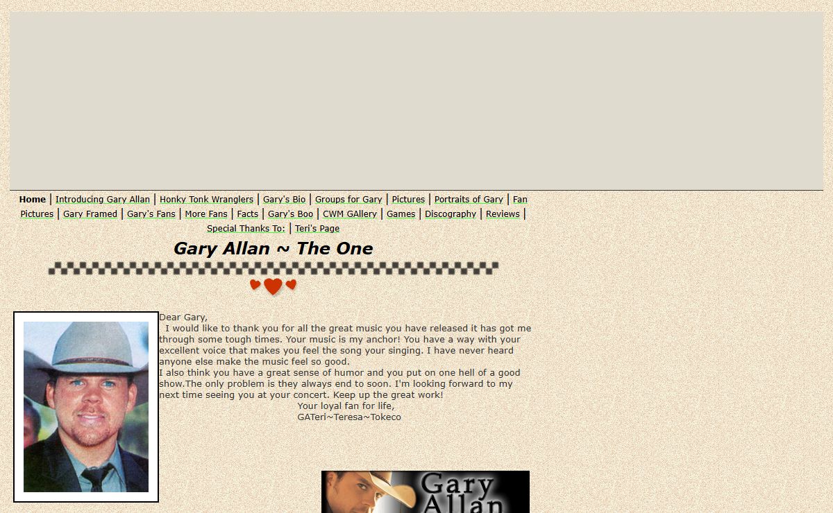 Gary Allan ~ The One
