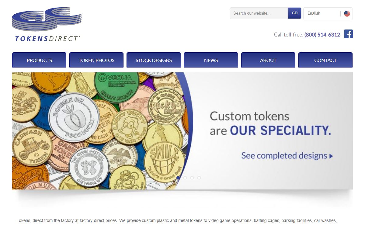 TokensDirect - Custom Plastic & Metal Tokens for Sale